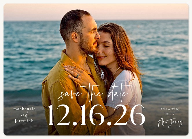 Bold Beginnings  Save the Date Magnets