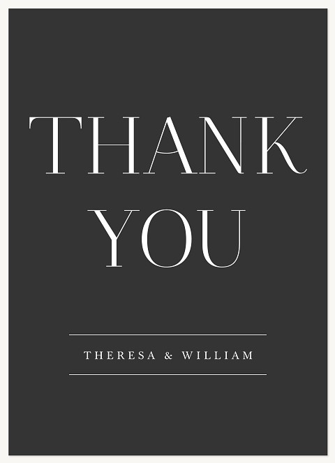 For Eternity Thank You Cards 