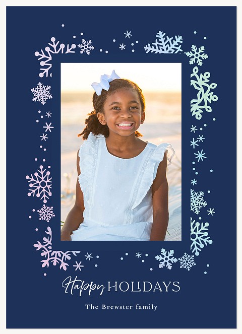 Magical Snowfall Personalized Holiday Cards