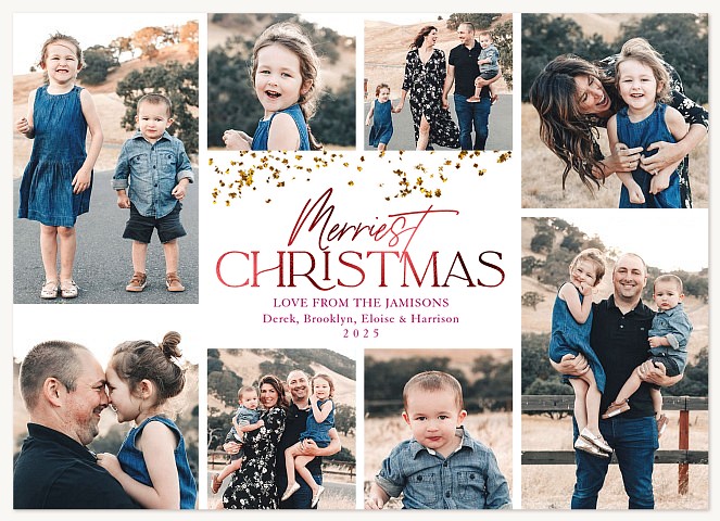 Sparkle & Shine Personalized Holiday Cards