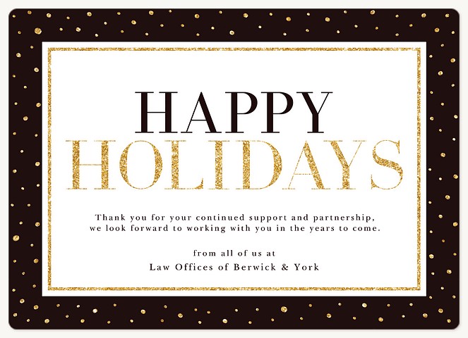 Holiday Confetti Holiday & Christmas Magnet Cards