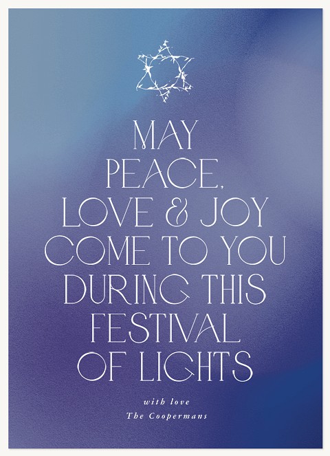 Festival of Lights Hanukkah Cards