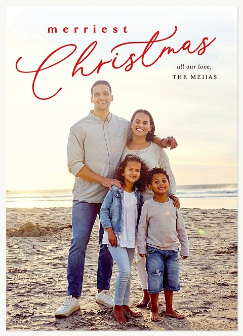 Across the Board Personalized Holiday Cards