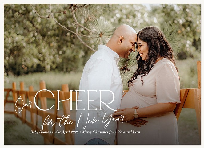 Our Cheer Personalized Holiday Cards