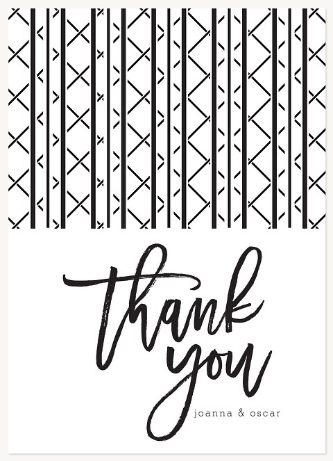 Scripted Edge Thank You Cards 