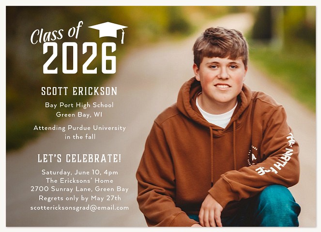 Scholarly Cap Graduation Cards