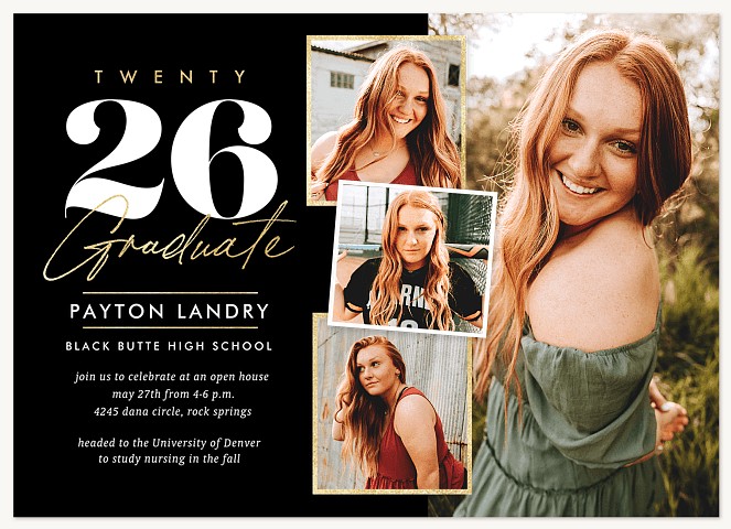 Golden Grad Graduation Cards