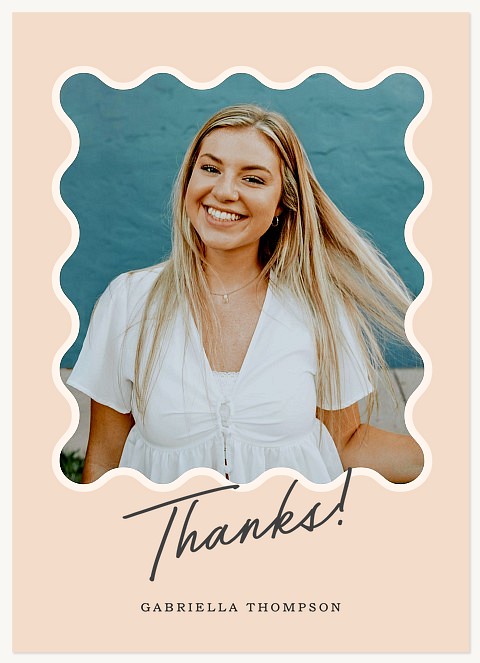 Modern Waves Thank You Cards 