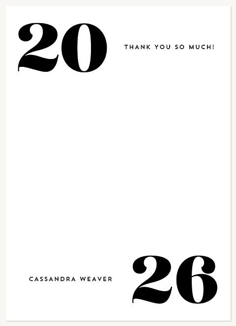 Text Surround Thank You Cards 