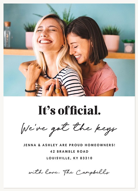 It's Official Moving Announcements