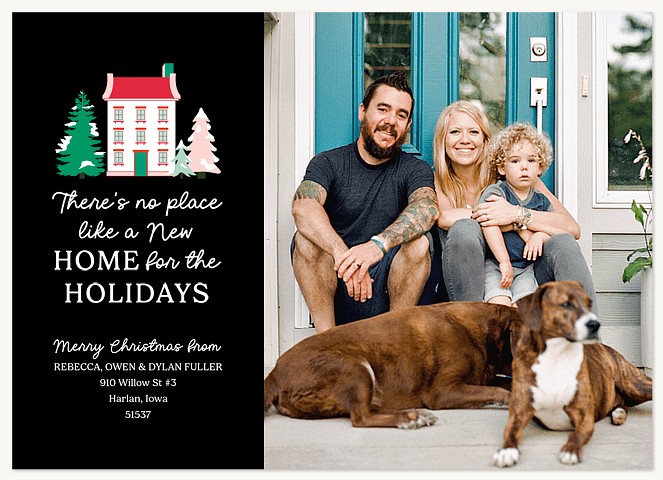 Winter Home Personalized Holiday Cards