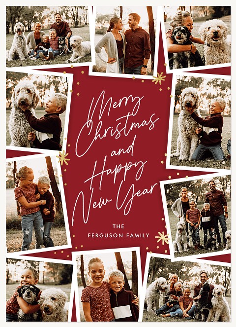 Christmas Scrapbook Personalized Holiday Cards