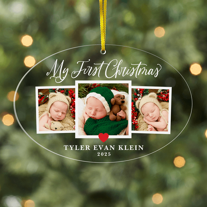 My First Christmas Personalized Ornaments