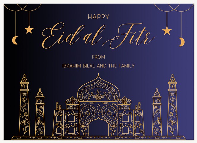Golden Eid Eid Cards