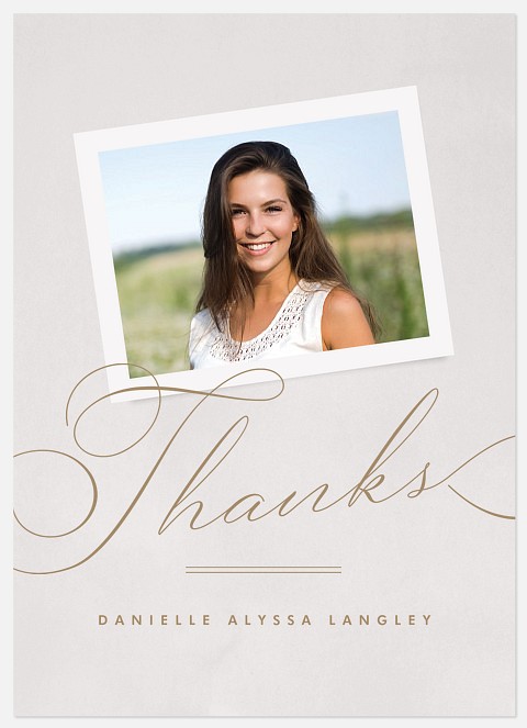Breezy Snapshot Thank You Cards 