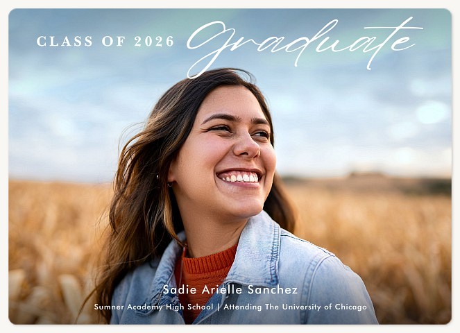 Up Top Graduation Announcements