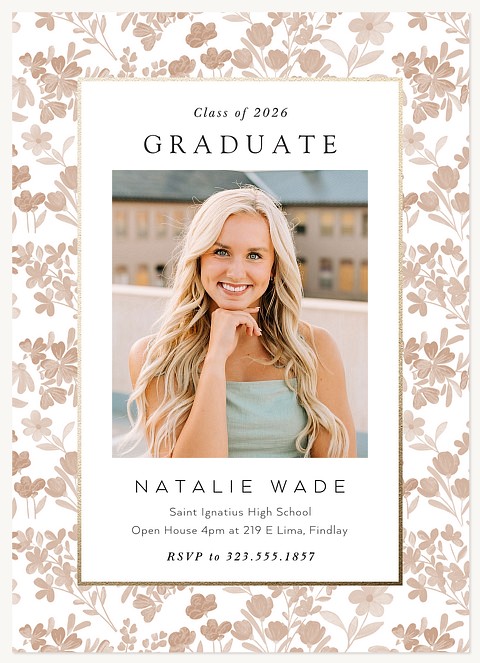 Flower Power Graduation Cards