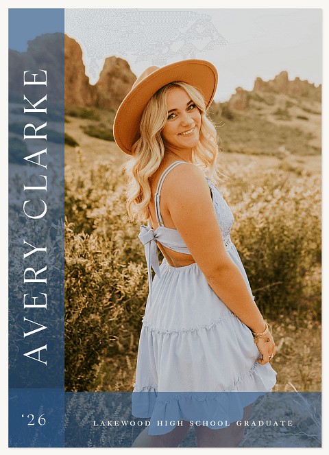 Corner Plaid Graduation Cards