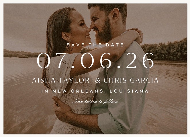 Center Stage  Save the Date Cards