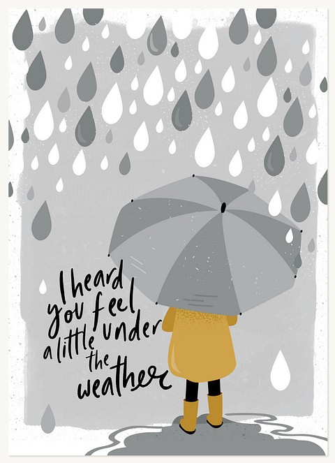 Rainy Day Greeting Cards