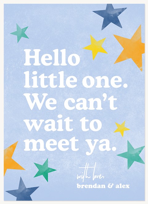 Hello Baby Greeting Cards