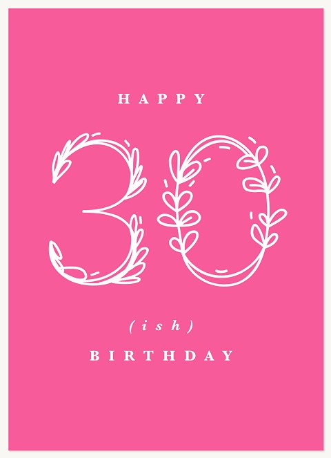 Blossoming 30 Greeting Cards