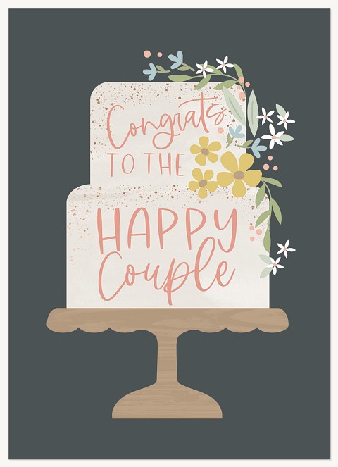 Floral Cake Greeting Cards