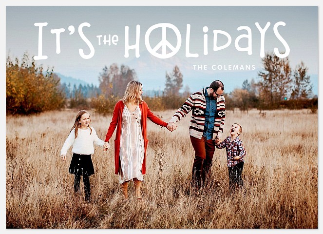 Holiday Peace Holiday Photo Cards