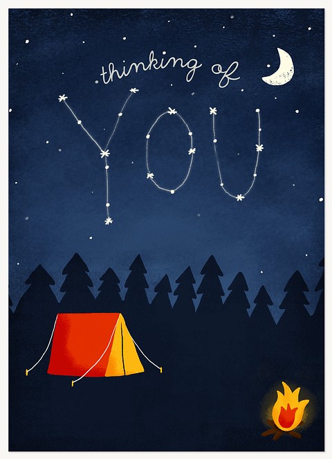 Under the Stars Greeting Cards