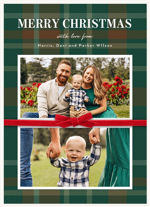 Wrapped Photos Personalized Holiday Cards