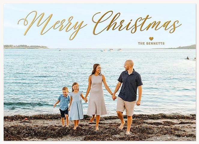 Simplicity Personalized Holiday Cards