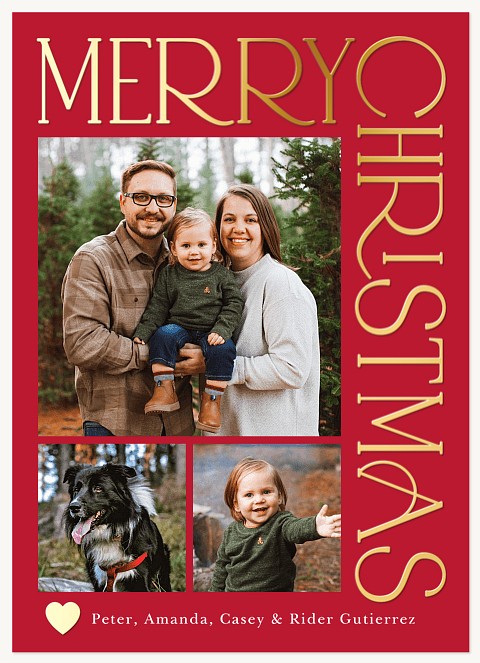 Beautifully Gilded Christmas Cards