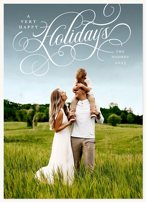 All The Flourishes Personalized Holiday Cards