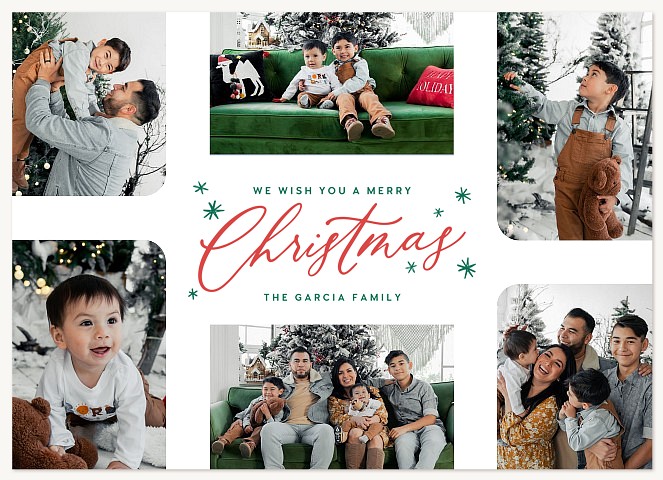 Starstruck Christmas Personalized Holiday Cards