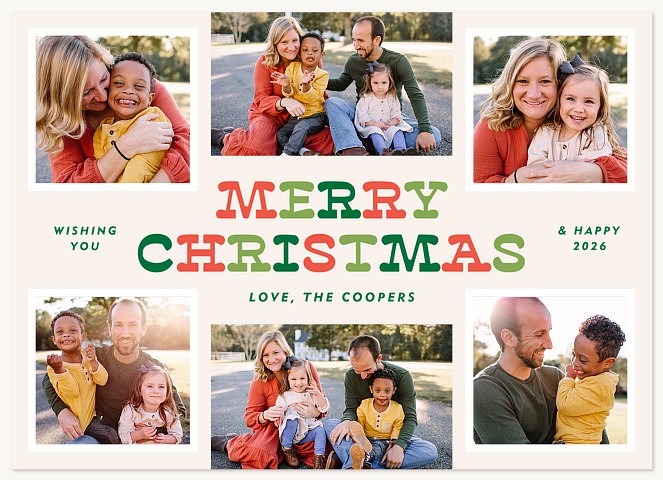 Little Workshop Personalized Holiday Cards