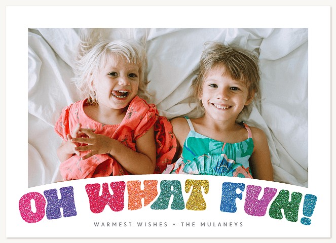 Oh What Fun Personalized Holiday Cards