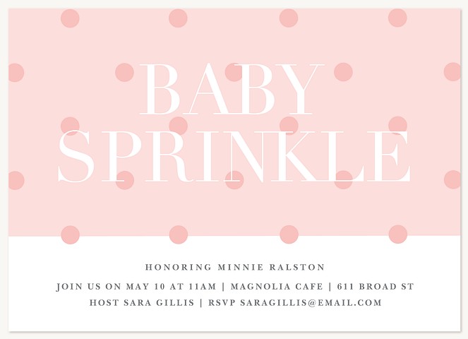 Cutest of All Baby Shower Invites