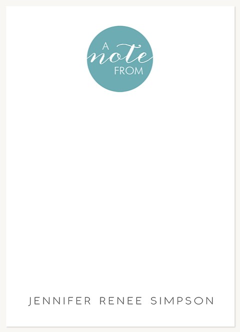 A Simple Note Stationery