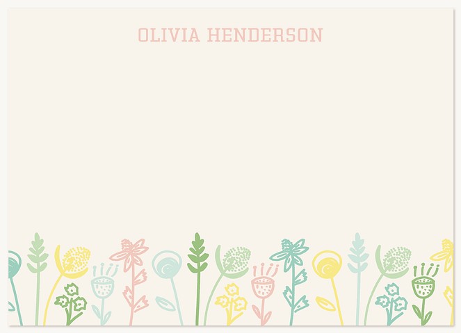 Playful Garden  Stationery