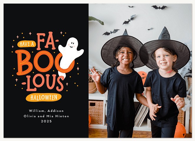 Fa-BOO-Lous Halloween Cards