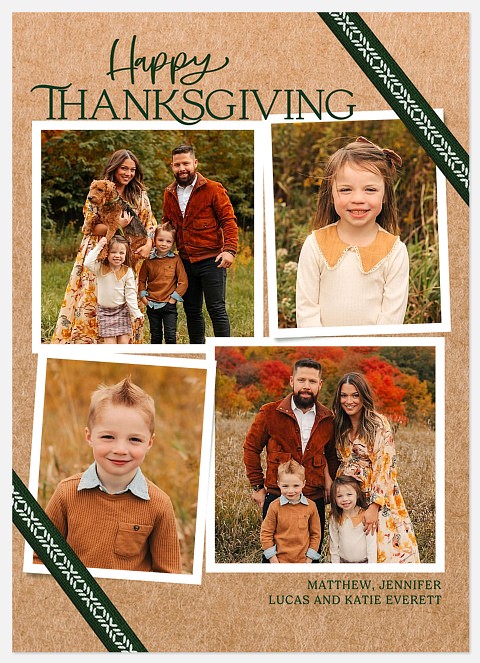 Kraft Corner Thanksgiving Cards