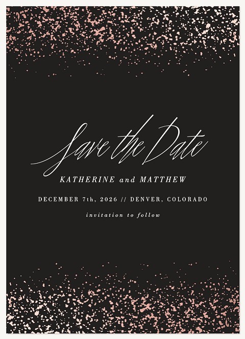 Breathtaking Glow Save the Date Cards