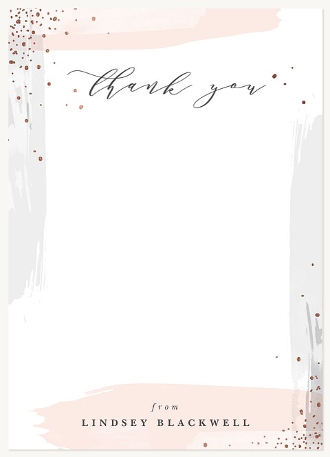 Artistic Accomplishment Graduation Thank You Cards