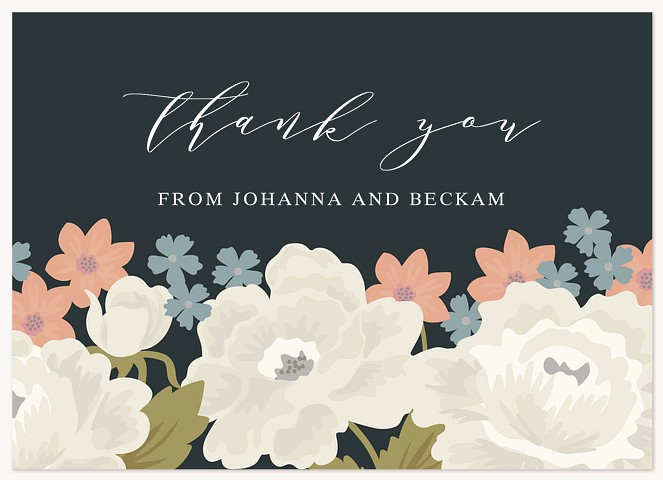 Vintage Romance Wedding Thank You Cards