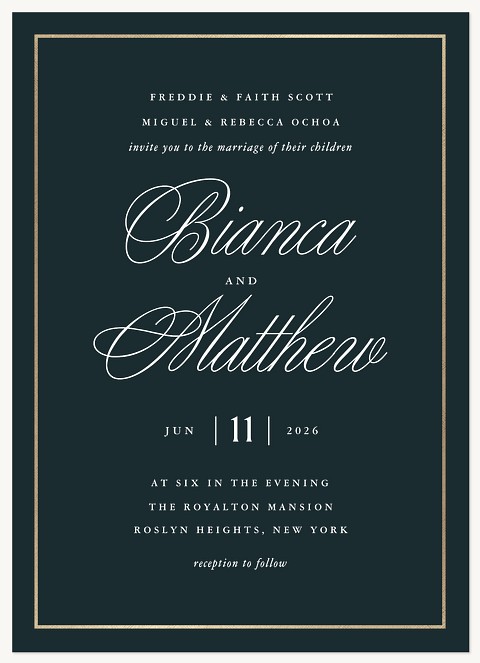Love & Luxury Wedding Invitations