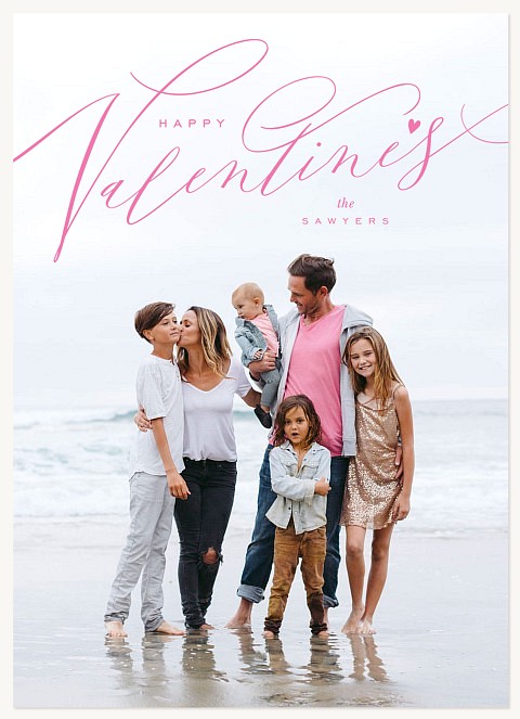 Classic Script Valentines Cards