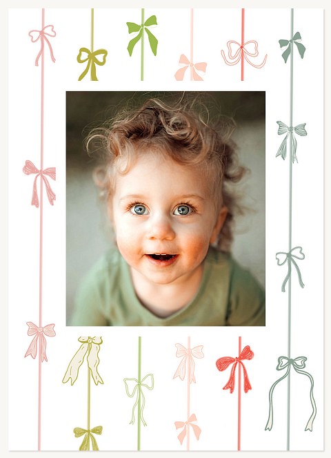 Ribbon Stripes Greeting Cards