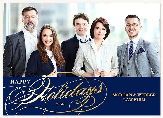 Polished Holidays Business Holiday Cards