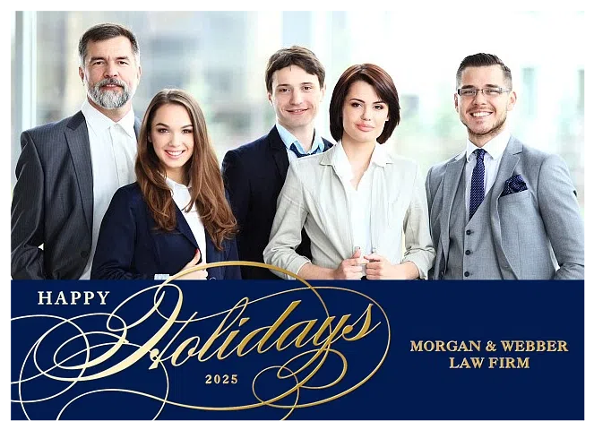 Polished Holidays Business Holiday Cards