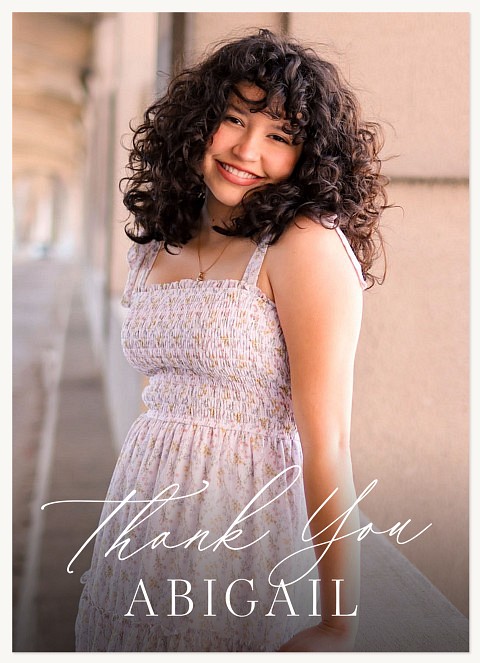 Elegant Type Thank You Cards 